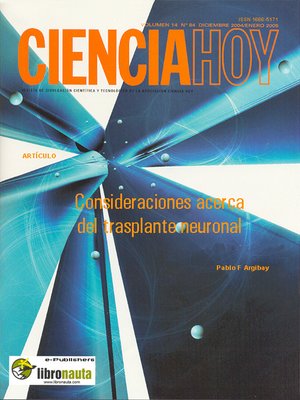 cover image of Consideracionesa acerca del trasplante neuronal